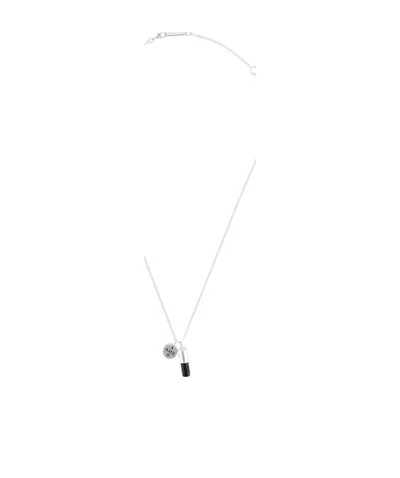 Ambush Pill Logo Necklace In White