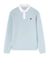 Ambush Polo-collar Logo-plaque Sweatshirt In White