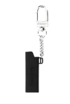 Ambush Debossed Logo-style Lighter Keyring In Black