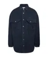 Ambush Padded Oversized Jacket With Classic Collar In Black
