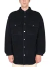 Ambush Padded Oversized Jacket With Classic Collar In Multi