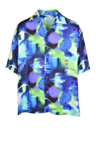 Ambush Printed Shirt - Blue/green