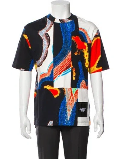 Pre-owned Ambush Printed Short Sleeve Shirt In Black