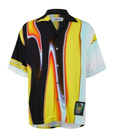 Ambush Printed Short Sleeved Shirt In Multi
