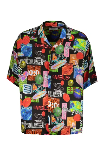 Ambush Printed Viscose Shirt In Multi
