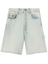 Ambush Rawedge Regular Denim Short In Blue