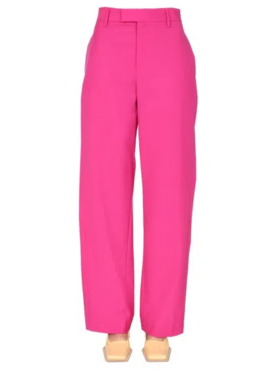 Ambush Rear Slit Tailored Pants In Pink