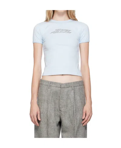 Ambush Reflective-logo Cotton T-shirt In White