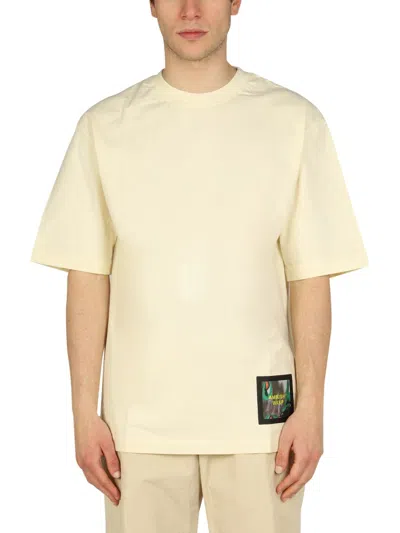 Ambush Relaxed Fit Crew Neck T-shirt In Neutral