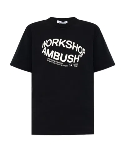 AMBUSH AMBUSH LOGO PRINTED CREWNECK T-SHIRT