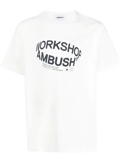 AMBUSH REVOLVE LOGO印花T恤