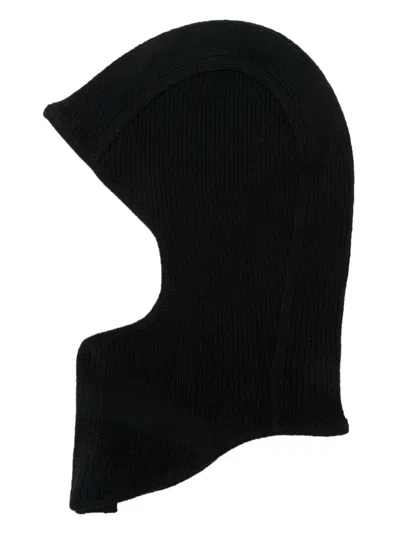 Ambush Rib Knit Balaclava In 黑色