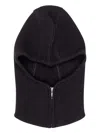 Ambush Ribbed-knit Balaclava In Grey