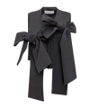 Ambush Ribbon Bow Detailed Vest In Black