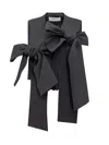 Ambush Ribbon Bow Detailed Vest In Blue