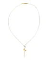 Ambush Rose Charm Necklace In Gold