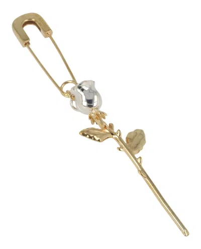 Ambush Rose Charm Single Earring In Gold