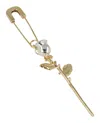 Ambush Rose Charm Single Earring In Gold