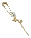 Ambush Rose Charm Single Earring In Gold