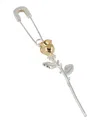 Ambush Rose Charm Single Earring In Silver