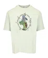 Ambush Round-neck Printed T-shirt In Green