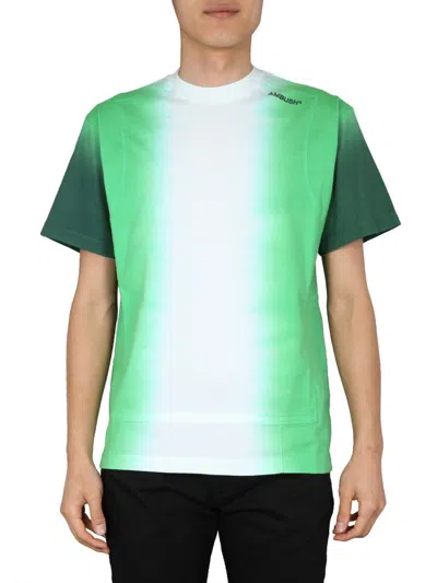 Ambush Short Sleeve Gradient Print T-shirt In Green