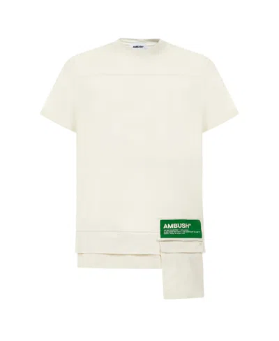 Ambush Round-necked T-shirt In White