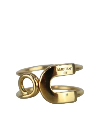 Ambush Safety Pin Double-band Ring