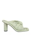 Ambush Open-toe Twisted Strap Sandals In Green