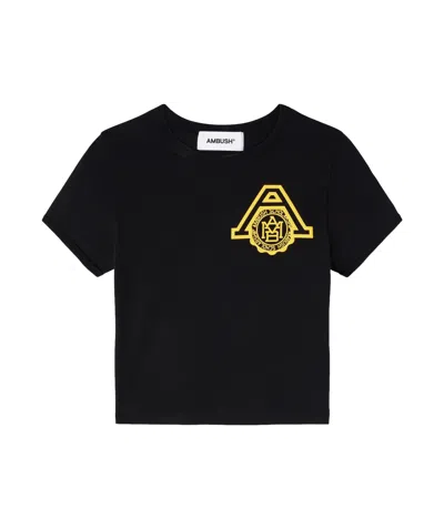 AMBUSH AMBUSH SCHOLARSHIP CROPPED T-SHIRT