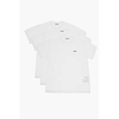 Ambush Set Of 3 Solid Color T-shirt With Embroide Men's Logo
