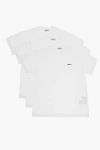 Ambush Set Of 3 Solid Color T-shirt With Embroidered Logo