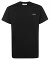 Ambush 3-pack Logo Embroidered Crew Neck T-shirts In Black