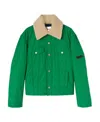 Ambush Logo-embossed Padded Shell Jacket In Green