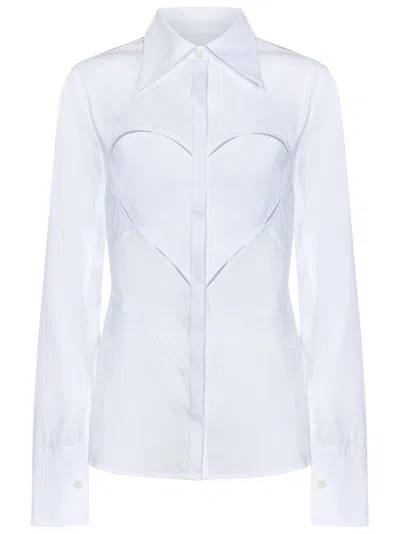 Ambush Heart Shaped Long-sleeve Shirt In White