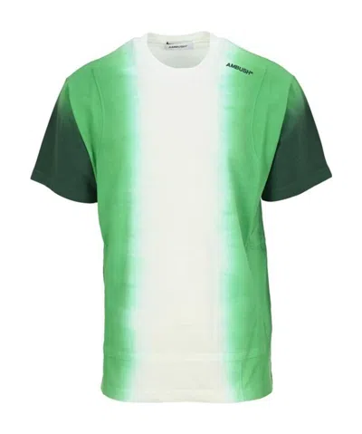 Ambush Tie Dye Paneled T-shirt Green In 5