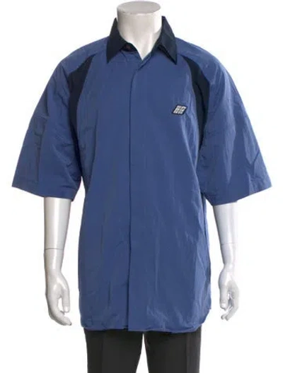 Pre-owned Ambush Short Sleeve Shirt In Blue