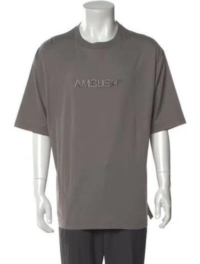 Pre-owned Ambush Short Sleeve Shirt In Gray