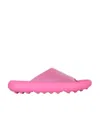 Ambush Side Logo-print Slides In Pink