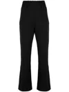 Ambush Side Slit-detail Trousers In Black