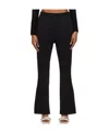 Ambush Side Slit-detail Trousers In Black