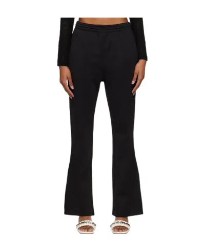 Ambush Side Slit-detail Trousers In Black