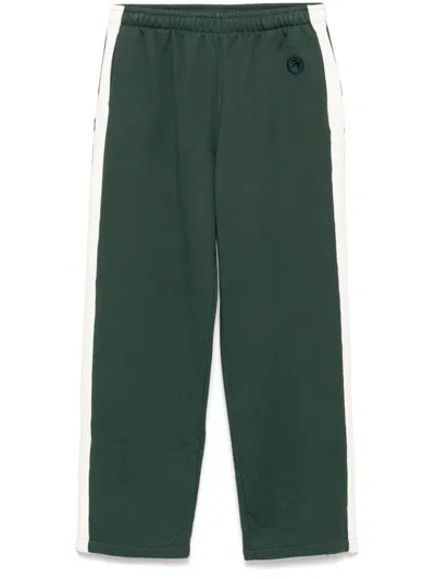 Ambush Side-stripe Track Pants In Green