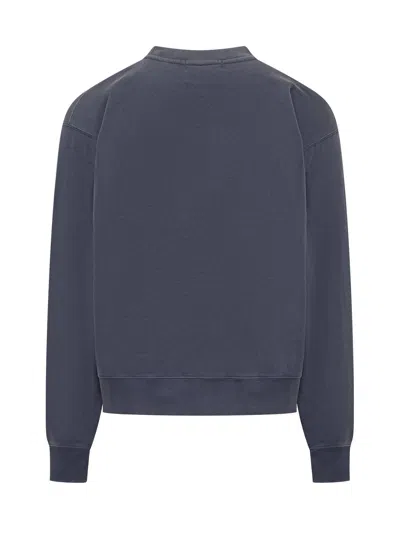 Ambush Signature Sweatshirt With Logo In Insignia Blue Russet