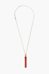 Ambush Silver Chain Necklace With Pill Case Pendant In Multi