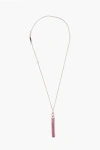 Ambush Silver Chain Necklace With Pill Case Pendant In Pink