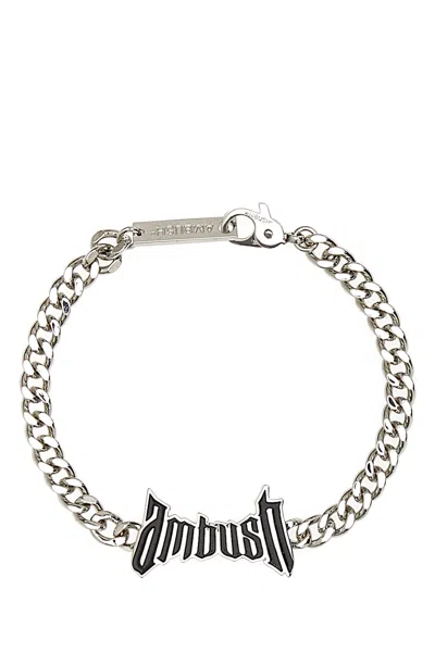 AMBUSH SILVER METAL BRACELET