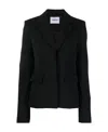 Ambush Tailored Single-breasted Jacket With Notched Lapel In Black