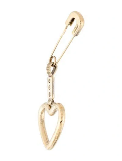 Pre-owned Ambush Single Heart Drop Earring In Multicolor