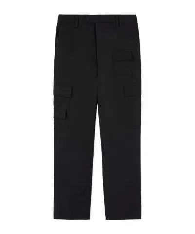 Ambush Slim-cut Cargo Trousers In Black